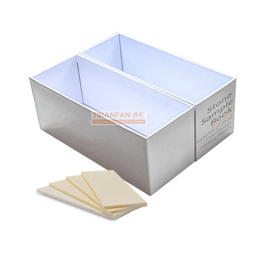 sample stone display box tiles display solution