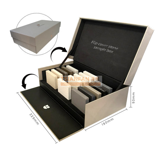Durable cardboard sample box for stone displays-PB021