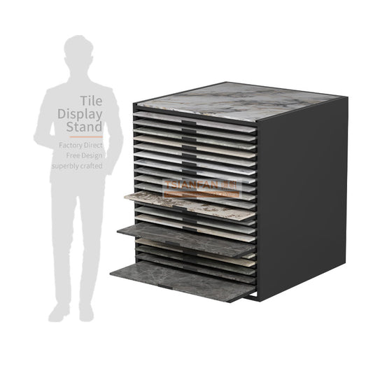 drawers for tiles stone display cabinet-CC010