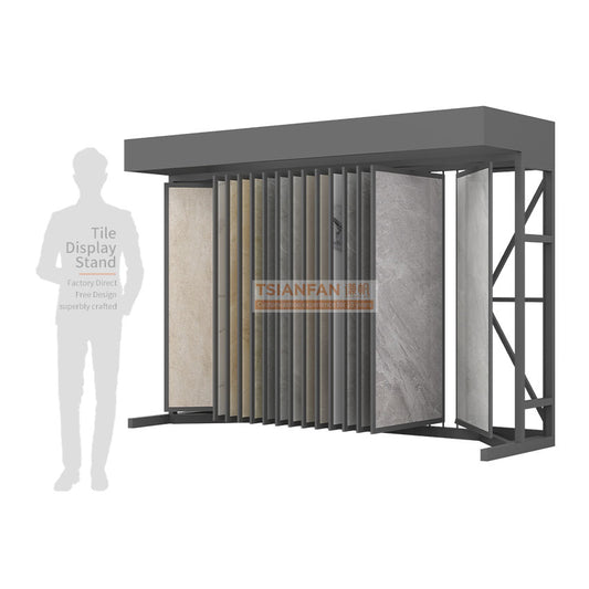 quartz sample display ideas personalized stone display rack-CF013