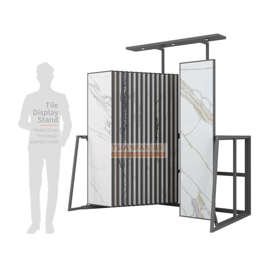 sample tiles flipping display stand tiles display-CF024