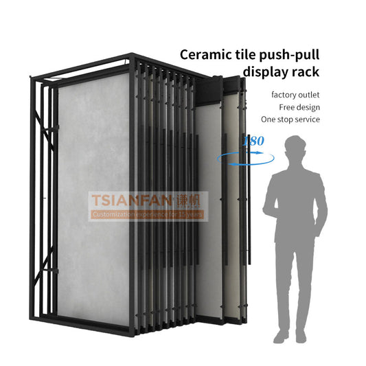 Tile push-pull display stand model ct011