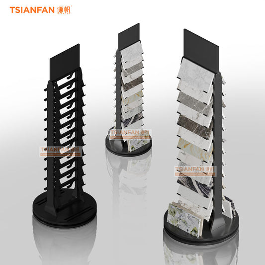 Rotatable vertical tile display rack customized new offer-CZ015-10