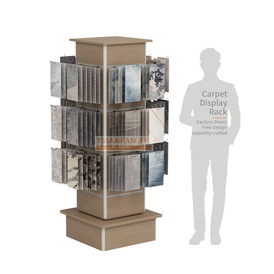 carpet tile display stand rug hanging displays-DL027