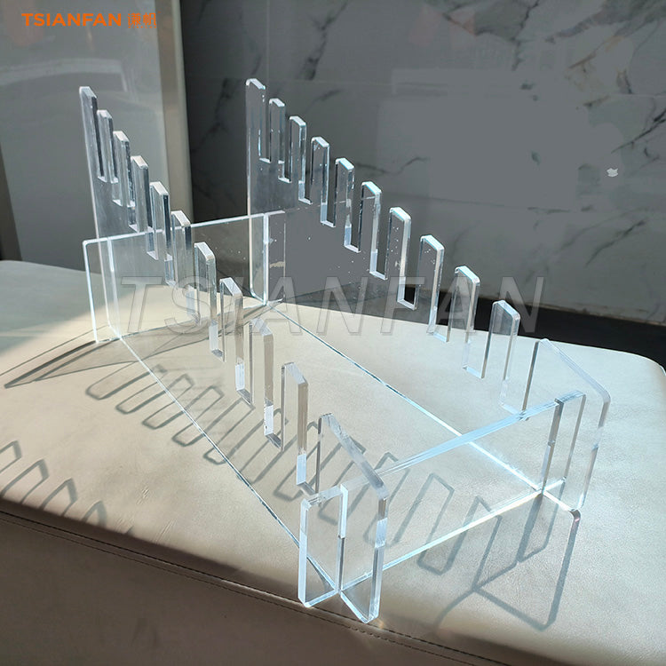 Transparent Acrylic Gradient Display Stone Desktop Display Stand Free Order