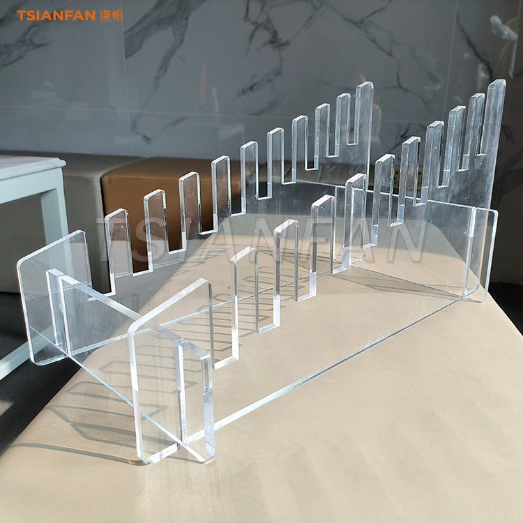 Transparent Acrylic Gradient Display Stone Desktop Display Stand Free Order