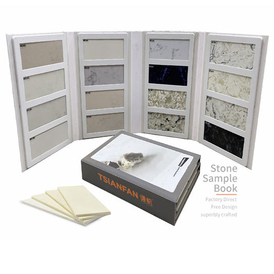 plastic sample stone display book EVA catalogue-PY-A