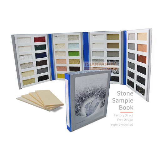 sample tiles catalogue stone display book-PY-B