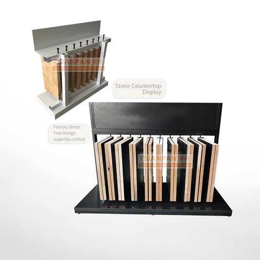 sample stone page turning display stand countertop displays-SRT211