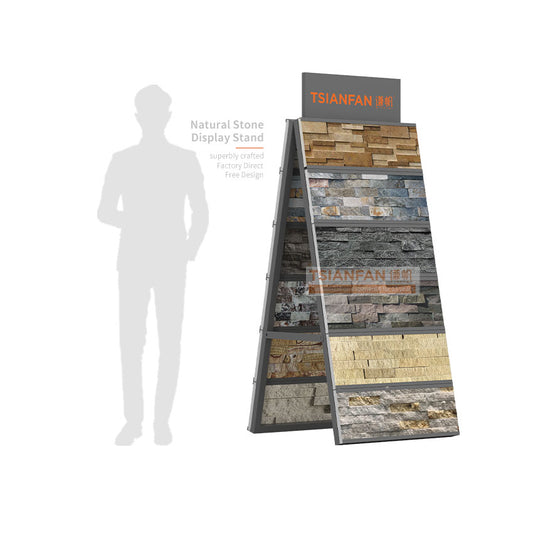 cultured stone display stand A-frame display racks-SW371