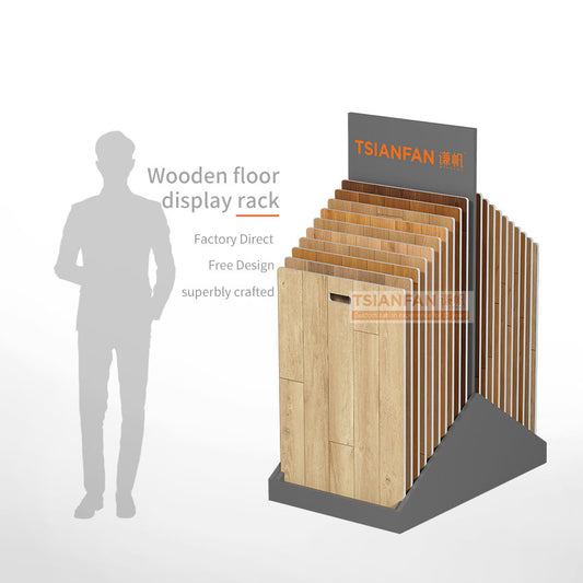 solid wood floor display rack design flooring display racks-WE962