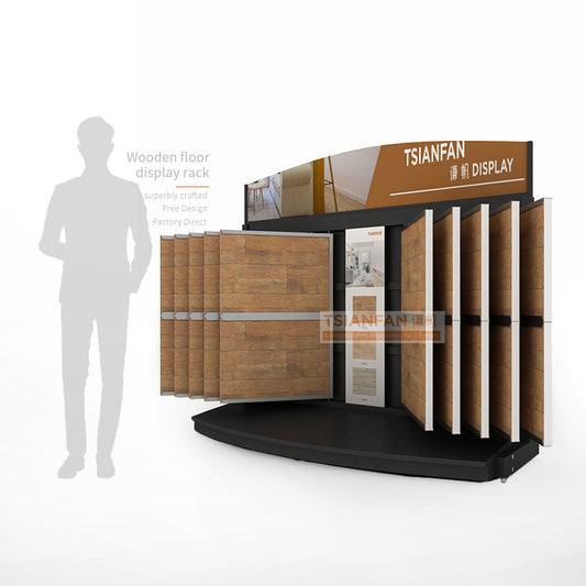 page turning display rack for wood timber sample-WF805
