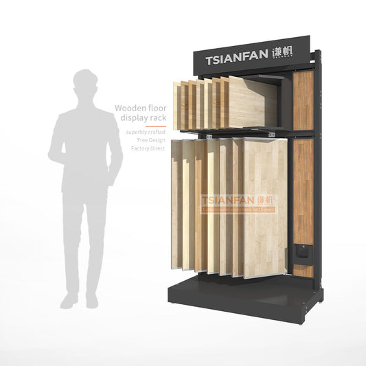 wood flooring flipping displays flooring display racks-WF808