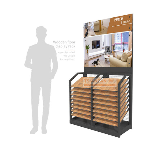 wood flooring sample display rack wood flooring showroom display-WL1040