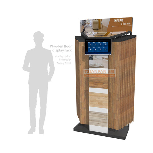 display solution for wood timber flooring display racks-WL940