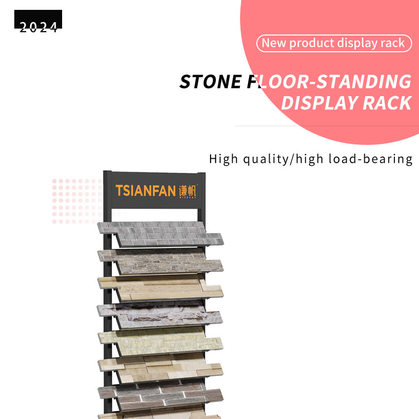 2024 sintered stone culture stone display stand factory customized model-sw115