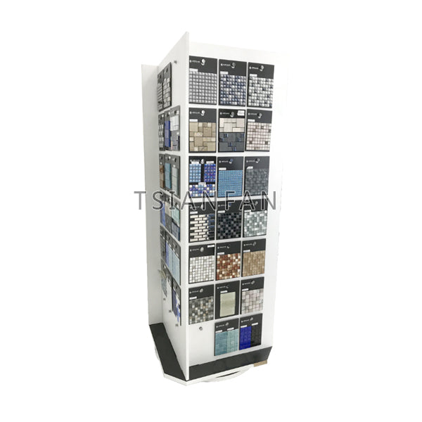 Mosaic Stone Sample Rotatable Display Rack Marble Granite Tile Metal Flooring Display Stand ML091