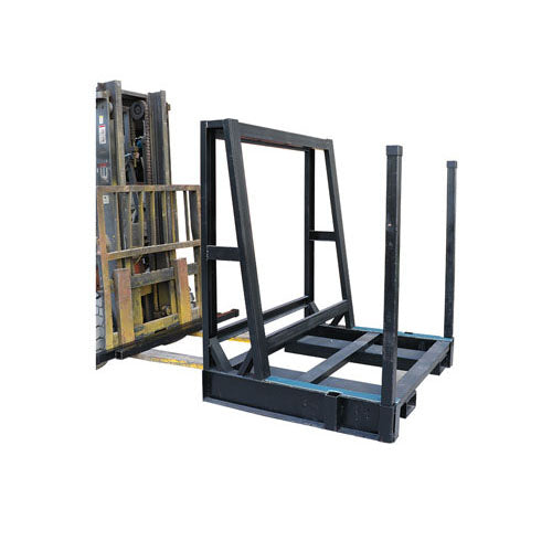 Stone slab heavy-duty A-frame steel transport display rack SD028-B