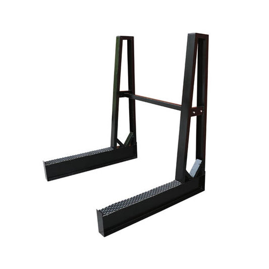 Stone slab A-frame single sided H steel crossbar transport display rack SD028-H