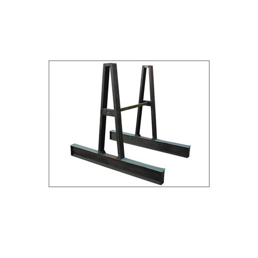 Stone slab A-frame H steel unremovable display rack SD028-I