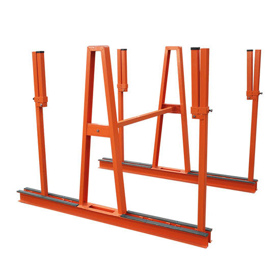 Stone slab universal safety posts A-frame steel transport display rack SD028-M