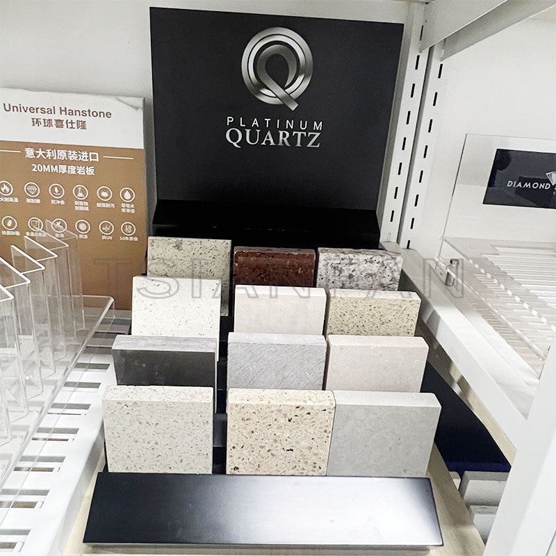 Expositor de muestras de virutas de piedra al por mayor de una fábrica barata de China