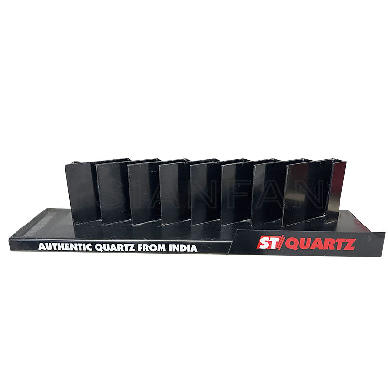Sandstone stone siding chip sample display slot black srt712