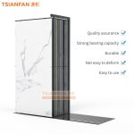 2023 new sliding partition granite marble tile stone siding display shelf-SG1006