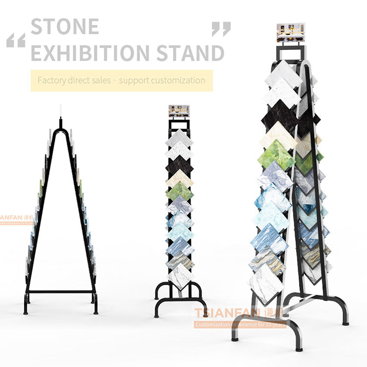 High-end custom ceramic tile and stone display stand -SG1015