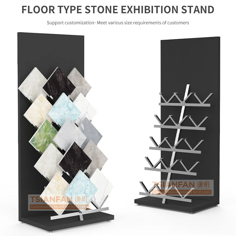 Custom Man Made Rock Sample Waterfall Floor realstone stone siding Display Shelf-SG1016