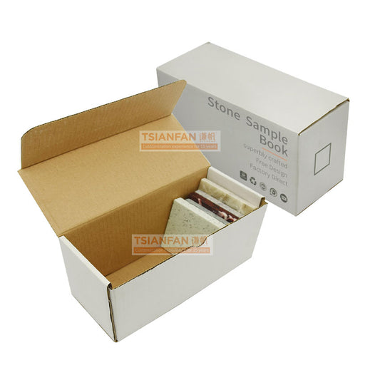 quartz sample box cardboard display box
