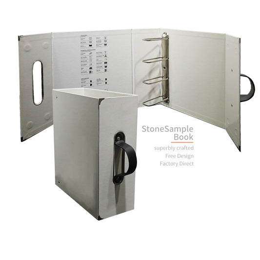 marble sample book stone display catalog