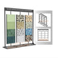 Rotating mosaic tile display rack for high-end showrooms-CE088