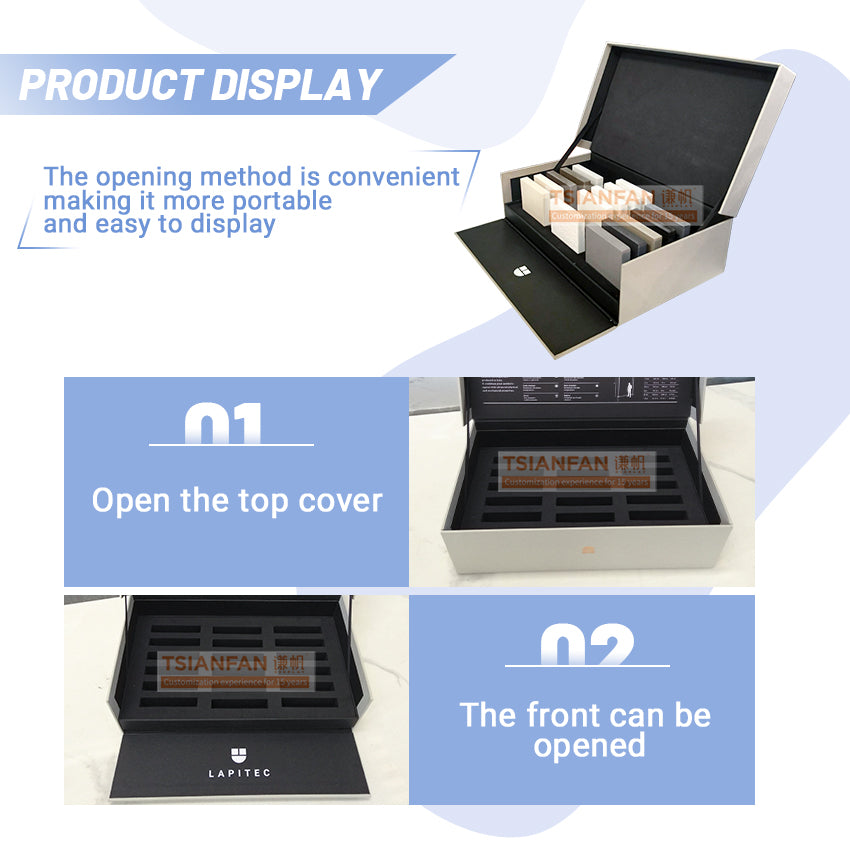 Durable cardboard sample box for stone displays-PB021