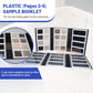 small pieces stone sample book plastic sample booklet