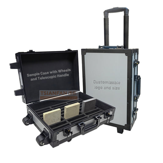 aluminium sample stone suitcase tile storage suitcase