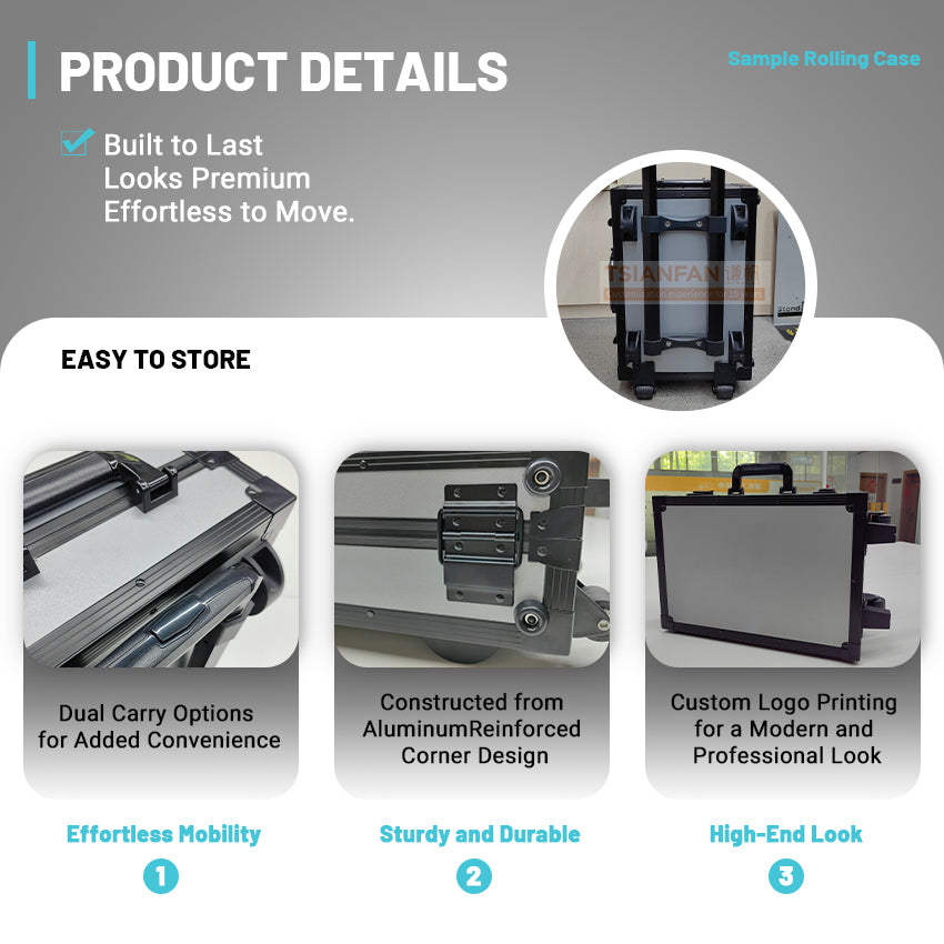 aluminium sample stone suitcase tile storage suitcase