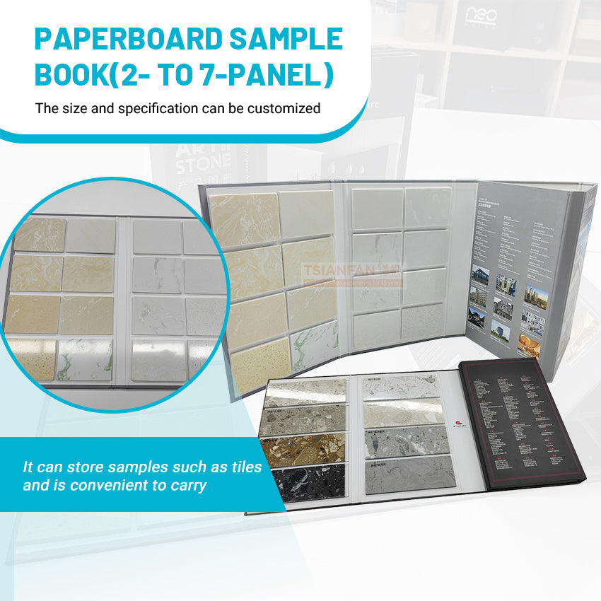 plastic sample books for small ceramic tiles
