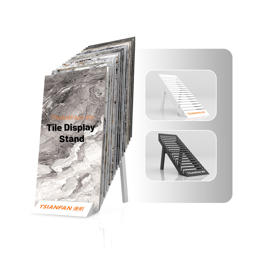 tile displays for showrooms stand for stone-CE917