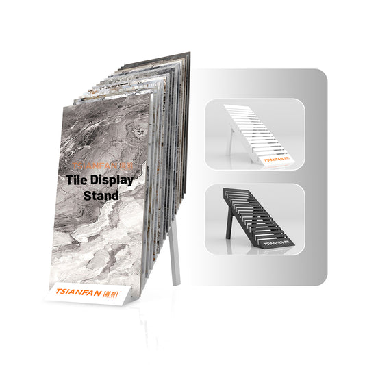 tile displays for showrooms stand for stone-CE917