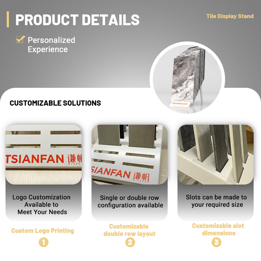 tile displays for showrooms stand for stone-CE917