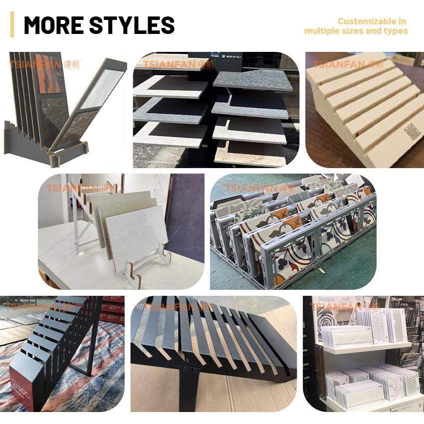 tile displays for showrooms stand for stone-CE917