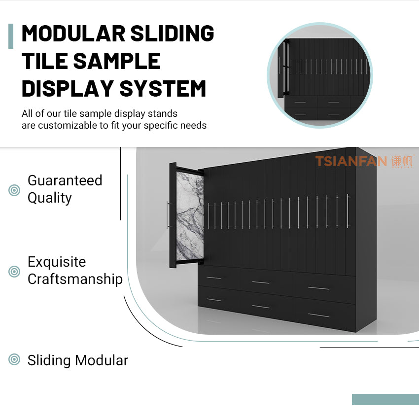Multiple function tile display racks factory-CH964