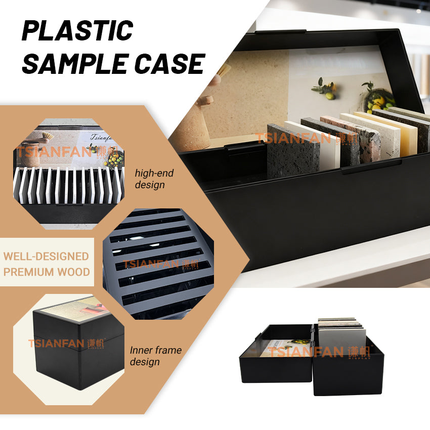 ceramic tiles sample display box plastic boxes