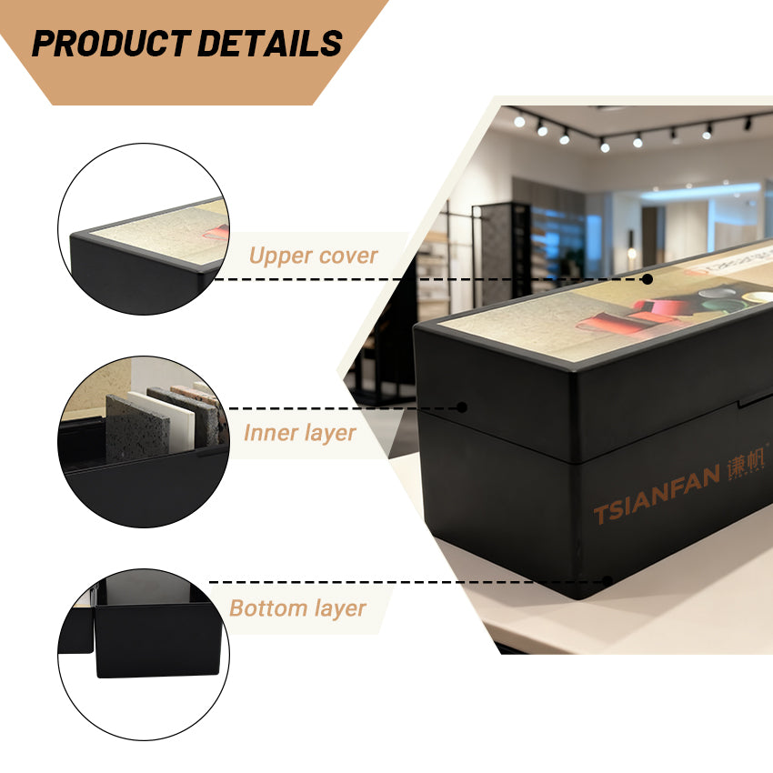ceramic tiles sample display box plastic boxes