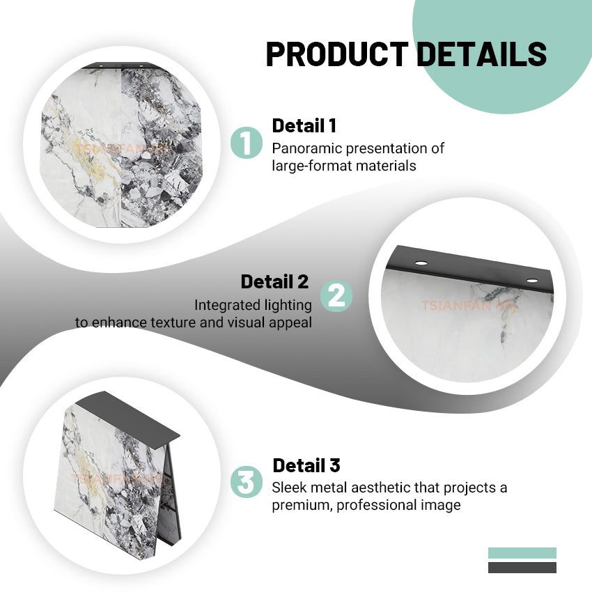 stone slab showroom rack A-frame tile display-SG007