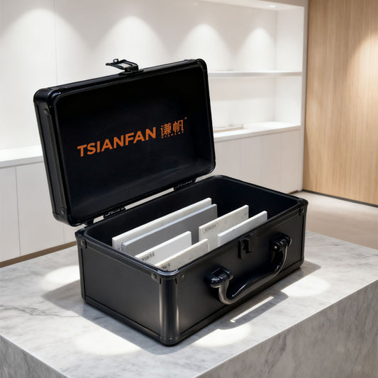 plastic sample box handle box for tile samples