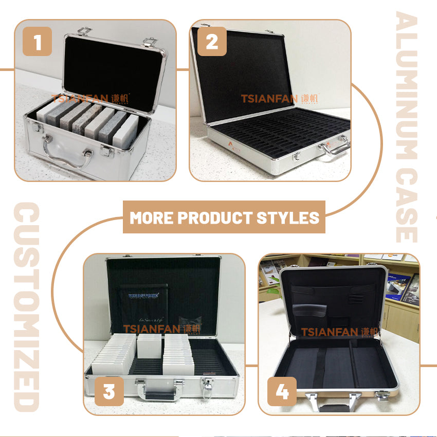 plastic sample box handle box for tile samples