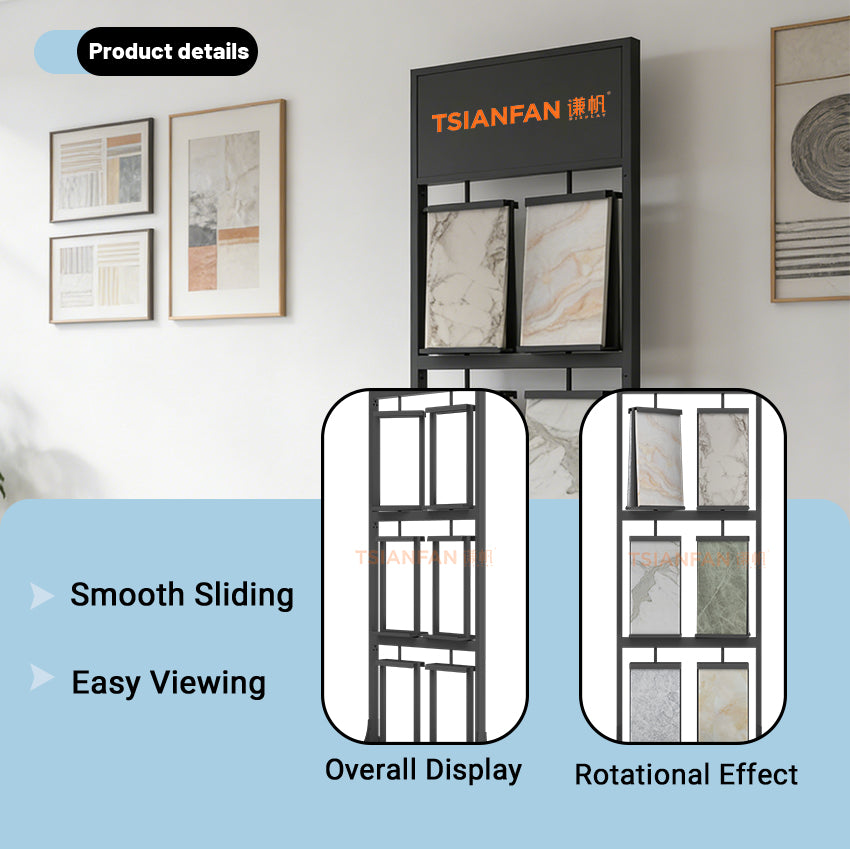 Affordable tile display rack for small showroom-CL168