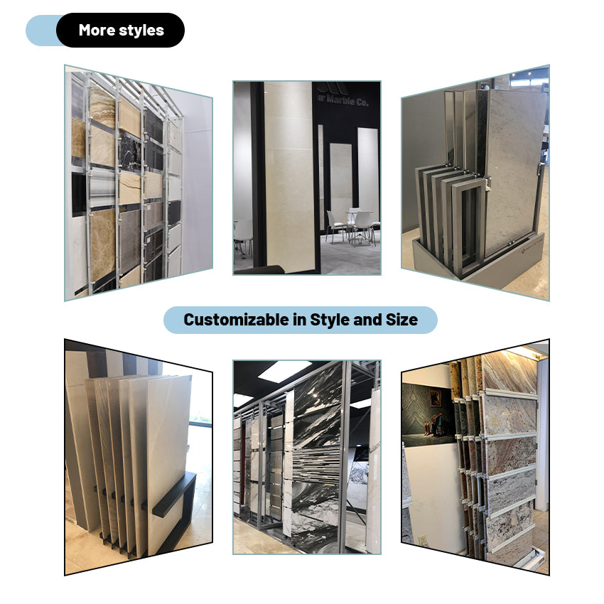 Affordable tile display rack for small showroom-CL168